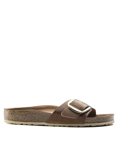 Birkenstock - Madrid Big Buckle Oiled Leather Sandal